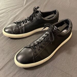 Oliver Cabell Low 1 Black Leather Men's Sneakers